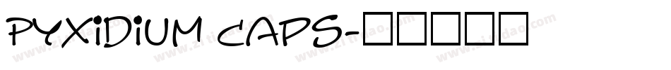 Pyxidium Caps字体转换
